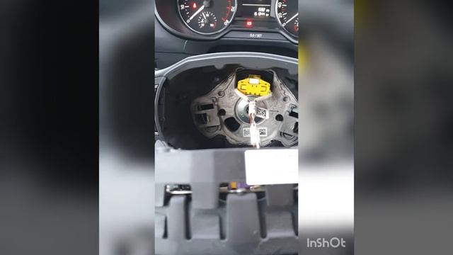 как снять руль шкода октавия А7 смотреть онлайн