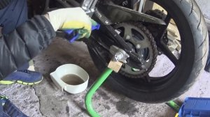 #1 KAWASAKI 400R Замена масла