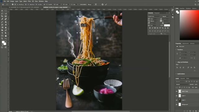 smoke effect in food in Adobe Photoshop? смотреть онлайн