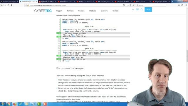 Scaling Postgres Episode 38 | Parallel Query | Real Time Analytics | Killed Index Tuples смотреть онлайн
