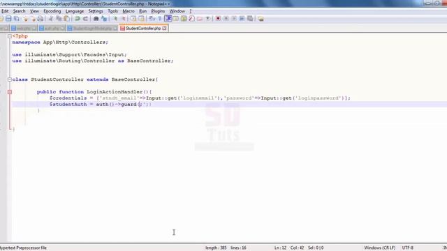 Laravel custom columns login authentication смотреть онлайн