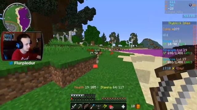 Becoming a Wizard Apprentice in Minecraft! (Skyblock Isles) смотреть онлайн