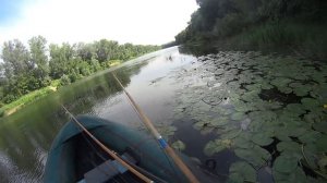 Рыбалка на косынку с лодки! на спиннинг!