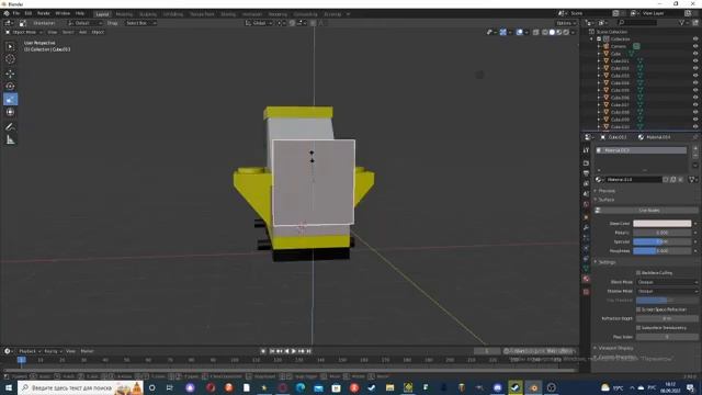LEGO ART Погрузчик в Blender 3D (таймлапс рисовки) смотреть онлайн