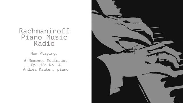 Sergei Rachmaninoff Piano Music Radio