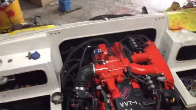 Катер TOYOTA с ГБО Larson на 2JZ / Larson boat with Toyota 2JZ GE VVT-i engine with propane смотреть онлайн