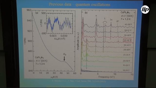 Fermi surface and magnetic field-induced quantum phase transition (...) - I. Sheikin смотреть онлайн