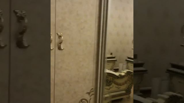 Спальня Анжелика с 6 дверным шкафом Бежевый глянец ЭдРуМ смотреть онлайн