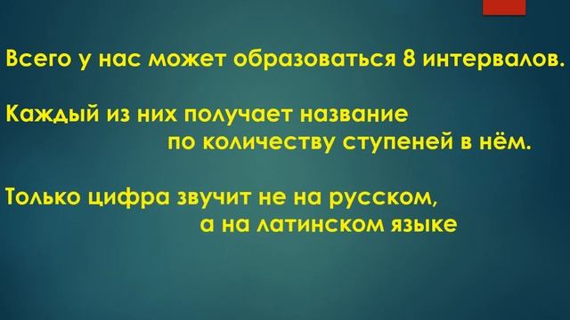 Что такое интервалы (понятие) и как их строить смотреть онлайн