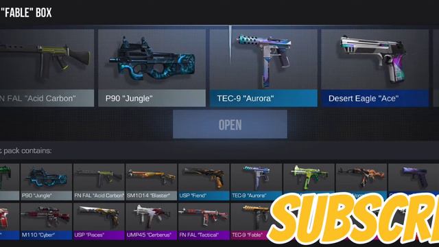 Tec-9 Aurora Standoff 2 Fable box opening смотреть онлайн