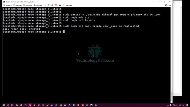How To Create CEPH Cluster Pool On Centos 7 Using Single Server - Part 3 смотреть онлайн