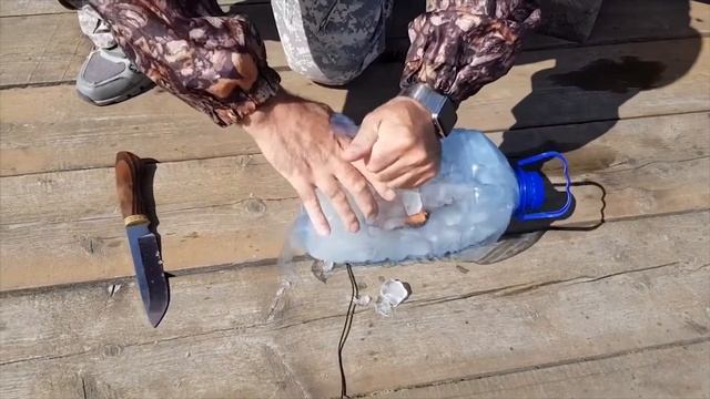 Работа эхолота Практик 6М, после заморозки. смотреть онлайн