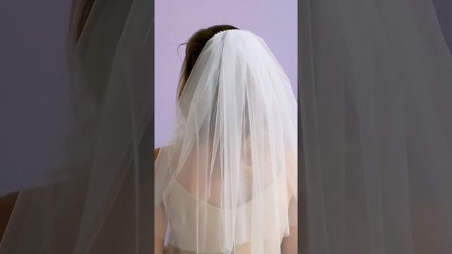 ФН-0035 Свадебная фата для невесты или подружки невесты на девичник из белого фатина смотреть онлайн