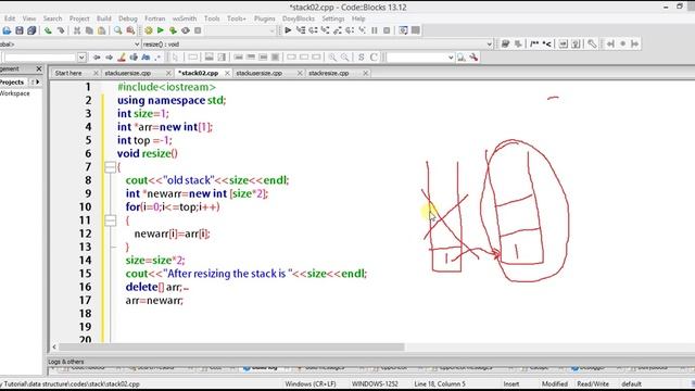 19. Dynamic stack And Stack resize смотреть онлайн