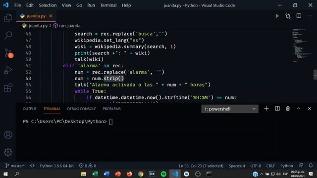 Asistente virtual con Python ?. Parte 2: Wiki ? y alarma ⏰. смотреть онлайн