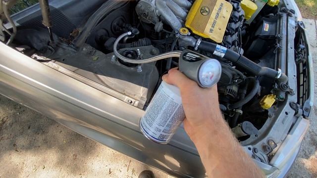 How To ReCharge AC Toyota Camry V6 3.0 DIY 1997 1998 1999 2000 2001 2002 97 98 99 00 01 02 смотреть онлайн