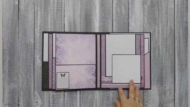 Project Share Violet Crush | Scrapbook Mini Album Lilac | 6.50"x8.50" смотреть онлайн