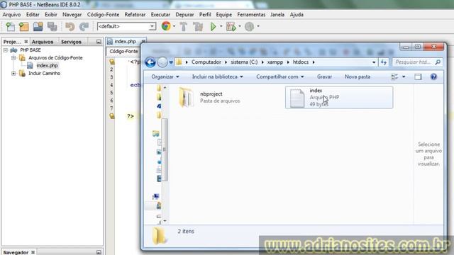 PHP Iniciante - PHP do Zero aula 13 NetBeans смотреть онлайн