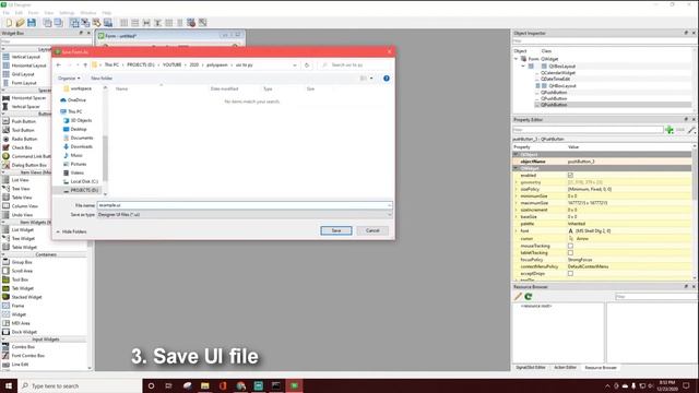 How to convert QtDesigner UI to Python смотреть онлайн