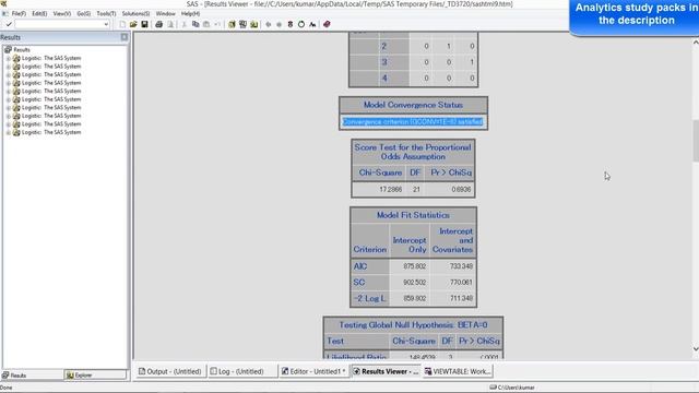 Ordinal Logistic Regression Example | Statistical Modelling смотреть онлайн