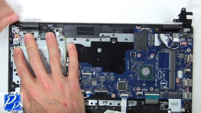Dell Vostro 3480 (P89G005) Display Hinges How-To Video Tutorial смотреть онлайн