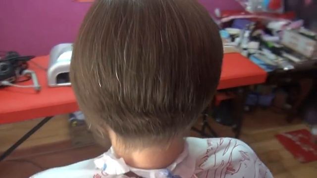 Короткая стрижка с сохранением натуральной косы. смотреть онлайн