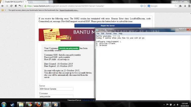 How to Setup SSH Tunneling on Windows XP Vista 7 part I (use Bitvise SSH client) смотреть онлайн