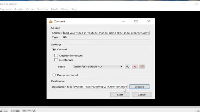 How to convert wmv files (free cam 8) into mp4 files with the help of vlc player by Dr Geeta Tewar смотреть онлайн