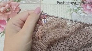 МК Квадратная скатерть/Обучающее видео/Вязание спицами/ с 101 по 118 ряд/часть 6/Ответы на вопросы/