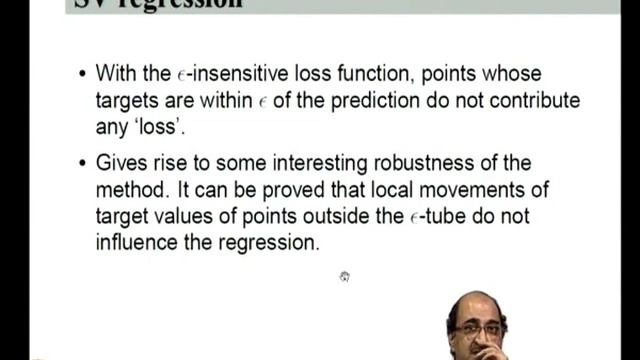 Mod-09 Lec-34 Support Vector Regression and ?-insensitive Loss function, examples of SVM learning смотреть онлайн