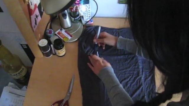 ✂ DIY Skull Cut Out Tee смотреть онлайн