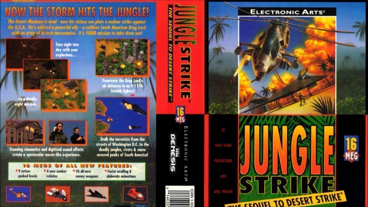 Sega Mega Drive 2 (Smd) 16-bit Jungle Strike Полное Прохождение