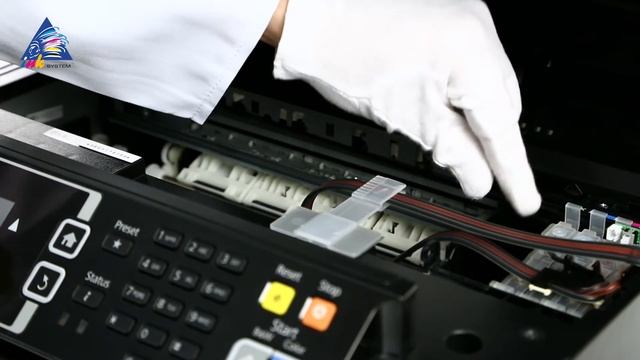 Установка СНПЧ на МФУ Epson WorkForce WF-3620 смотреть онлайн