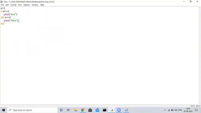 #2 Python - if,if-else,nested if,if-elif -else(Selection/Conditional Branching Statements) in telug смотреть онлайн