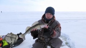 Камское устье. Рыбалка в феврале.