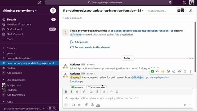 GitHub pull request management in Slack - How to get started смотреть онлайн