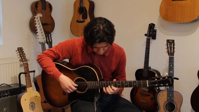 Gibson LG-1 1958 - cool vintage guitar with nice and bluesy sound смотреть онлайн