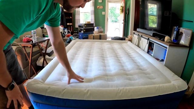 AIRELAX Air Mattress with Built-in Pump, Automatic Inflate & Deflate Camping Air Mattress, 18 INCH смотреть онлайн