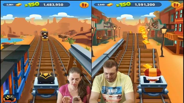 Поменялись персонажами в игре мой говорящий котик Том бег за золотом! Супер Джинджер против Скейтер смотреть онлайн
