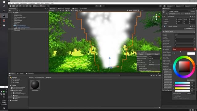 Unity - Генерация частиц - 33