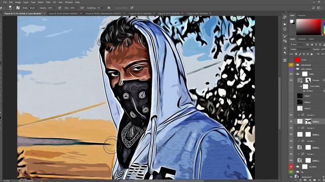 Gangsta Paint - Photoshop Action Tutorial смотреть онлайн
