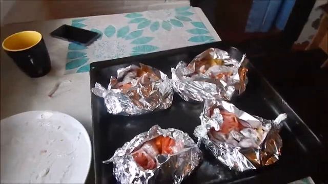 Блюдо из форели! Лодочки