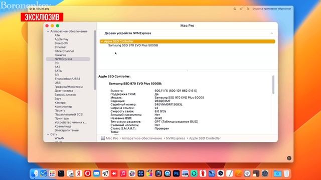 КАК СДЕЛАТЬ APPLE SSD CONTROLLER ДЛЯ НАШИХ NVME В HACKINTOSH? - ALEXEY BORONENKOV