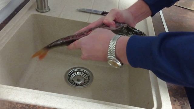 КАК ПОЧИСТИТЬ ОКУНЯ - один из методов!!!! смотреть онлайн