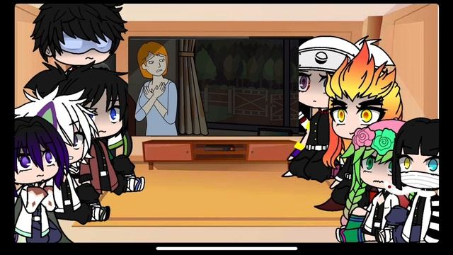 ⚔️hashiras ⚔️ react to scary story animated(gacha club)||?demon slayer?|| смотреть онлайн