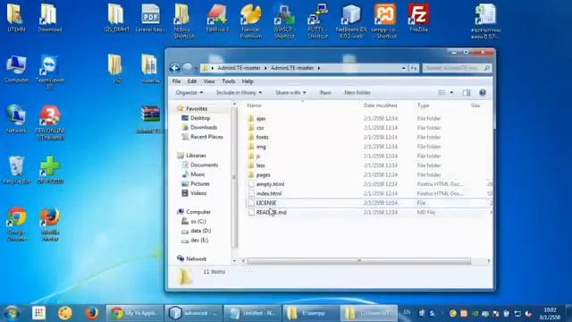 Yii2 How to use Template Admin LTE смотреть онлайн