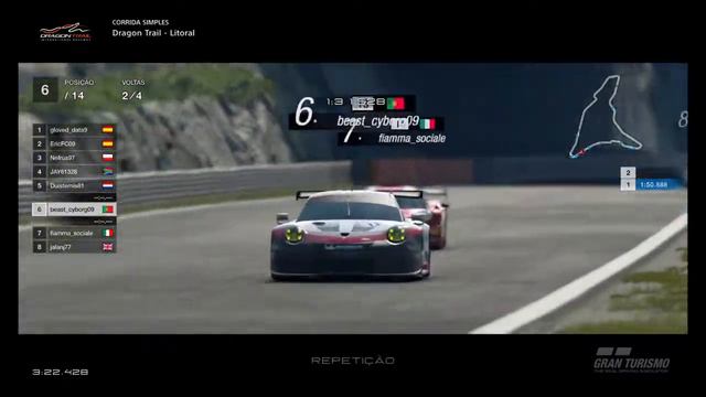 Gran Turismo™SPORT Online Race Logitech G923 смотреть онлайн