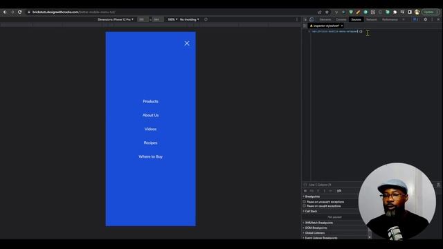 Better mobile menu in Bricks Builder | opens below header | closes on click | WordPress Tutorial смотреть онлайн