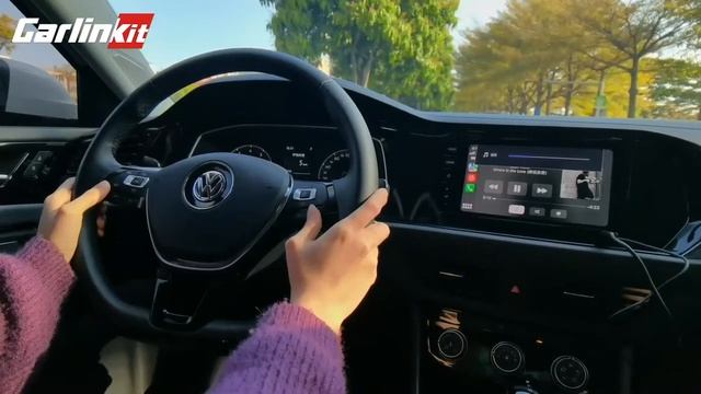 Volkswagen Sagitar added the CarlinKit magic box CarPlay AI box! Model CPC200-TBox смотреть онлайн