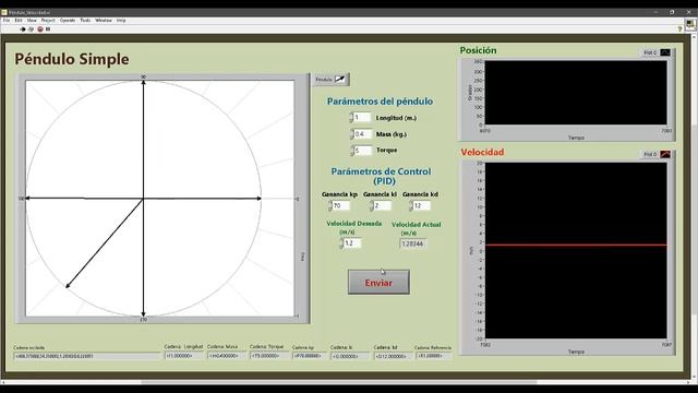 Control´de Velocidad de un Péndulo Simple embebido en la tarjeta ESP32. смотреть онлайн